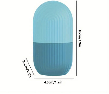 Gezicht ijs roller – Gezicht Ijsroller - Ijs contouren – face icing – face ice contouring – ice skin care – Paars