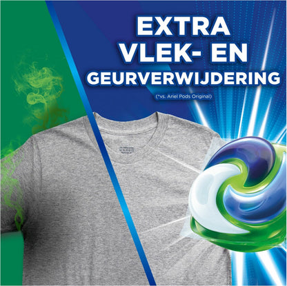 Ariel 4in1 Wasmiddel Pods Actieve Geurbestrijding 19 stuks