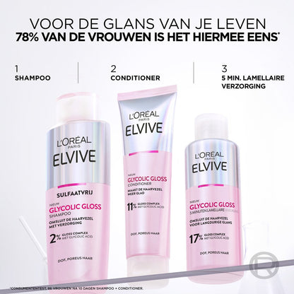 L'Oréal Paris Elvive Glycolic Gloss Shampoo 200ml