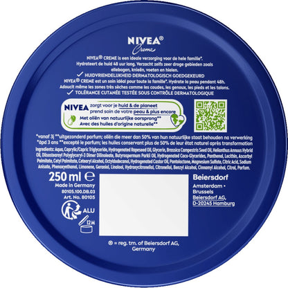 NIVEA Crème - 250 ml - Bodycrème