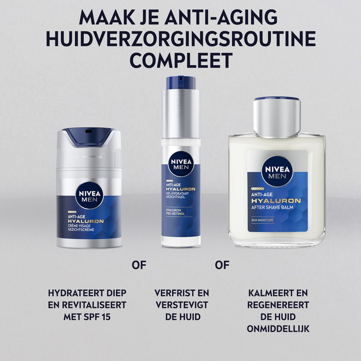 NIVEA MEN Anti-Aging Crème SPF 15 - 50 ml