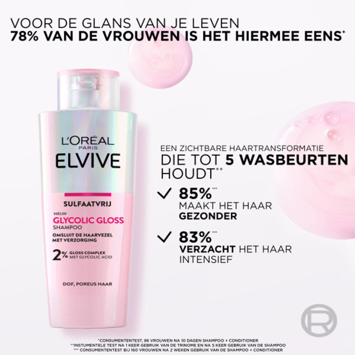 L'Oréal Paris Elvive Glycolic Gloss Shampoo 200ml