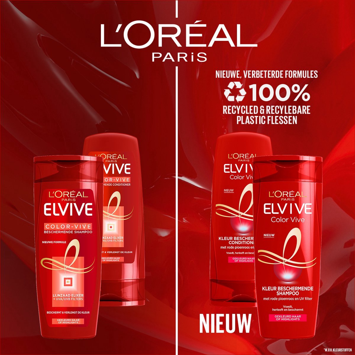 L'Oréal Elvive Color Vive Shampoo 700ml - 6 stuks