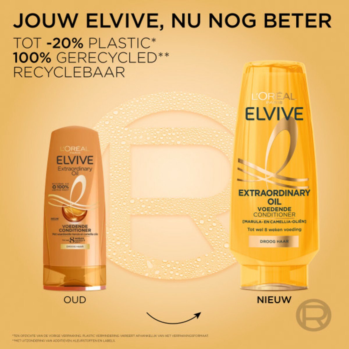 L'Oréal Paris Elvive Extraordinary Oil Conditioner - 6x200 ml