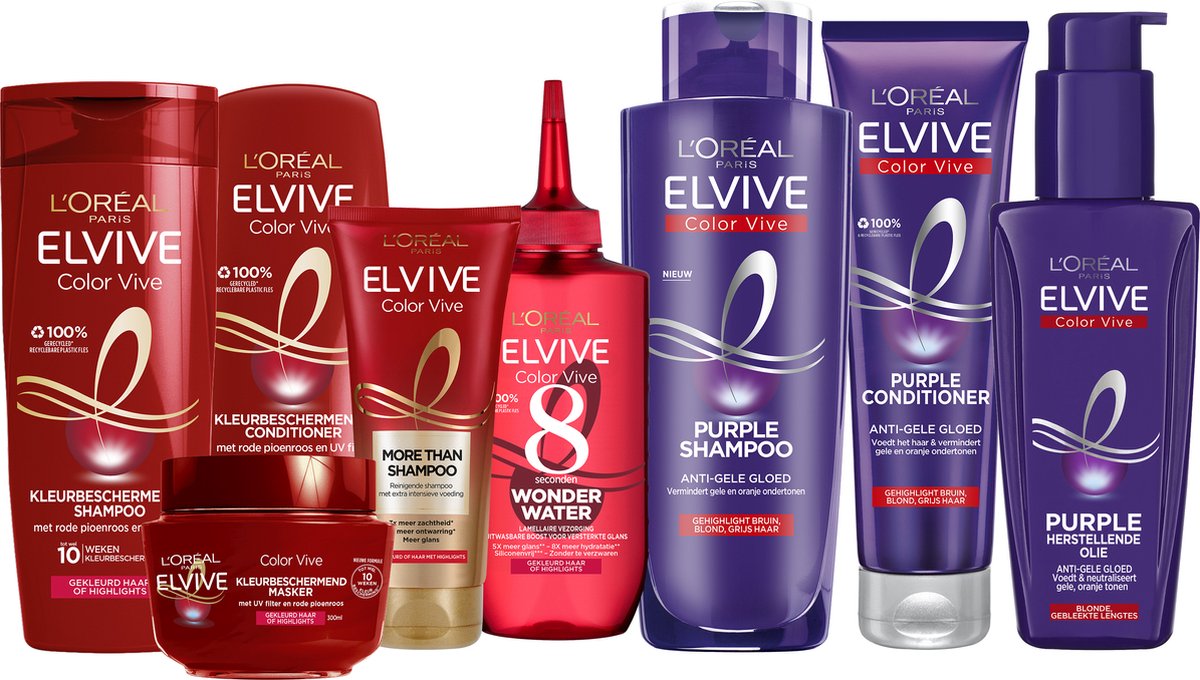 L’Oréal Paris Elvive Color Vive Purple Shampoo - Blond & Grijs Haar - 200ml
