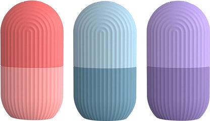 Gezicht ijs roller – Gezicht Ijsroller - Ijs contouren – face icing – face ice contouring – ice skin care – Paars