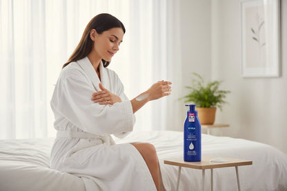 NIVEA Bodymilk Verzorgend met pomp - 6 x 400 ml - Voordeelverpakking