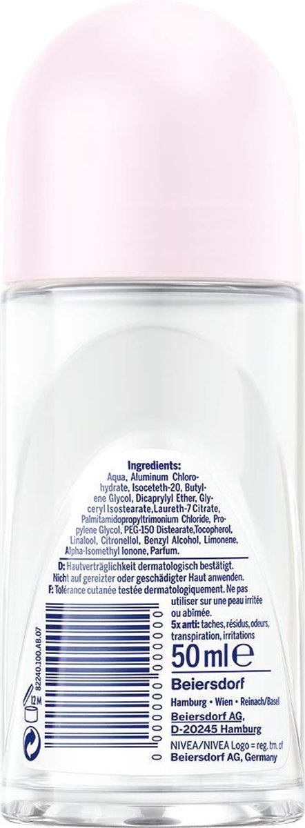 Nivea Deoroller 50ml Black&White Invisible Clear