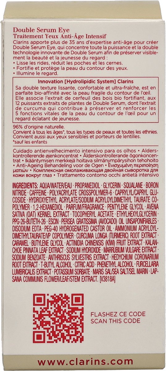 Clarins Double Serum Oogverzorging - 20 ml