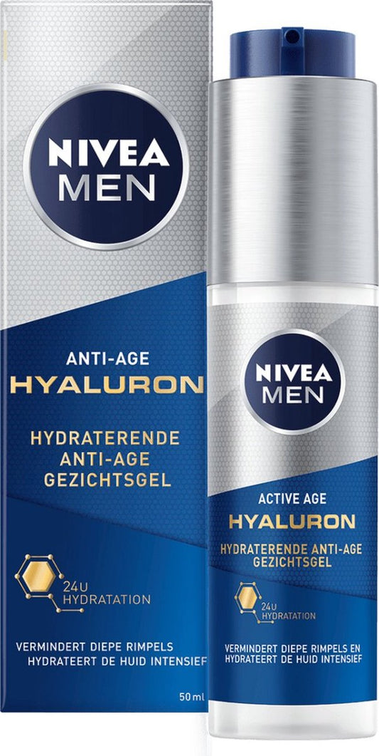 NIVEA MEN Anti-Age Gezichtsgel - 3x50 ml