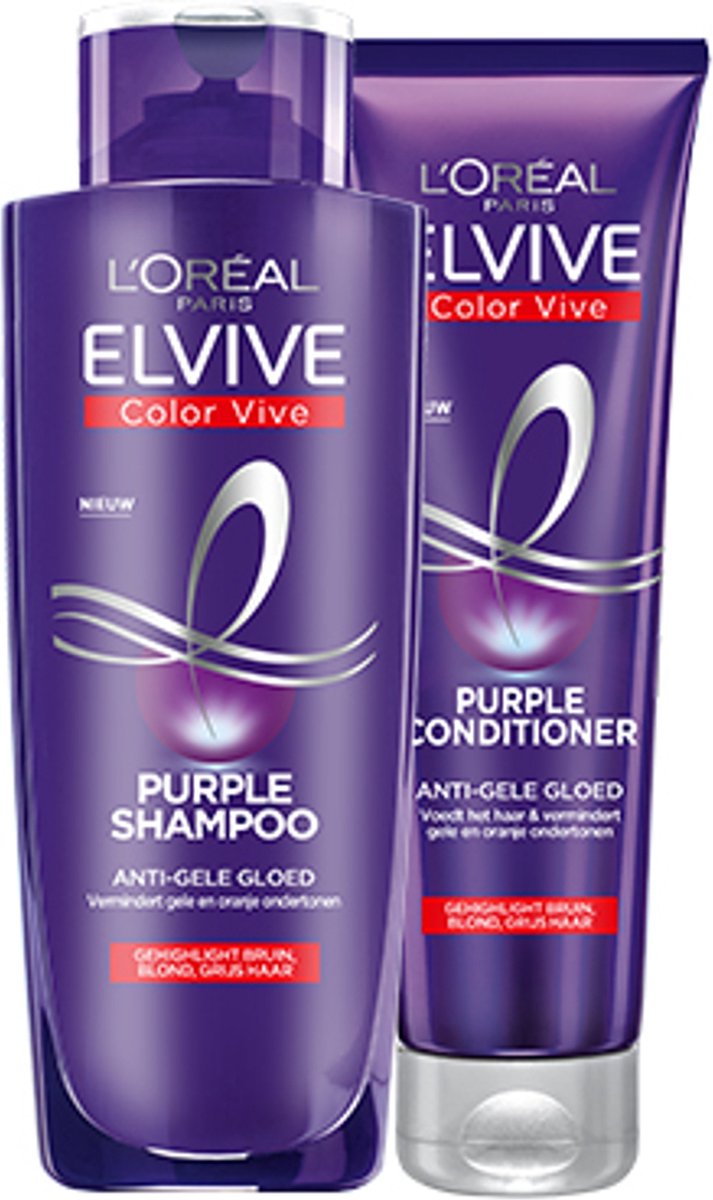 L’Oréal Paris Elvive Color Vive Purple Shampoo - Blond & Grijs Haar - 200ml