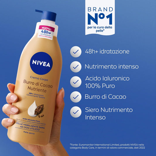 NIVEA Nourishing Cocoa Butter Body Cream - 400ml