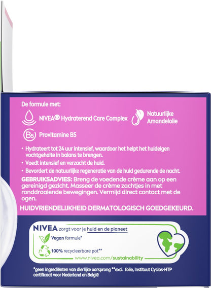 NIVEA Essentials Voedende Nachtcrème - Gevoelige Huid - 50ml