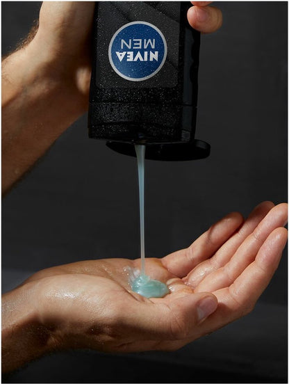 NIVEA Men Douchegel Deep Clean - 250 ml - Voordeelverpakking 3 stuks