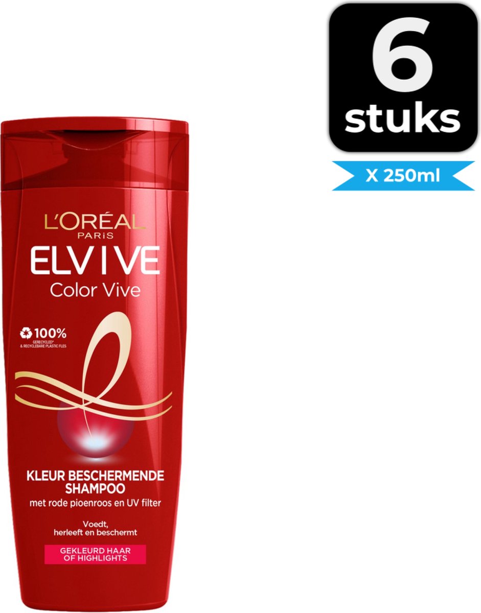L'Oréal Elvive Color Vive Shampoo 700ml - 6 stuks