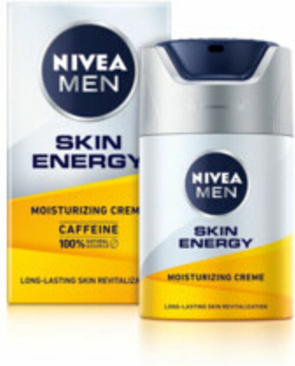 NIVEA Men Gezichtscrème Active Energy - 6 x 50 ml - Voordeelverpakking