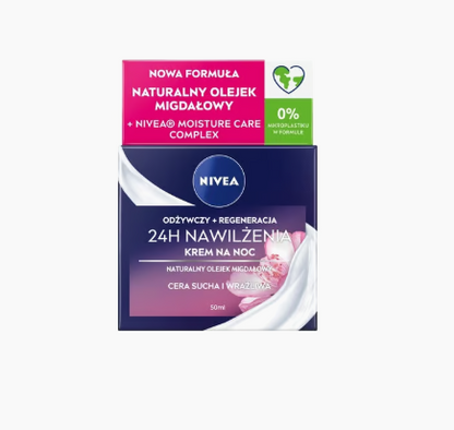 NIVEA Essentials Voedende Nachtcrème - Gevoelige Huid - 50ml